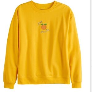 Kohl’s Juniors' "Just Peachy" Graphic Sweatshirt